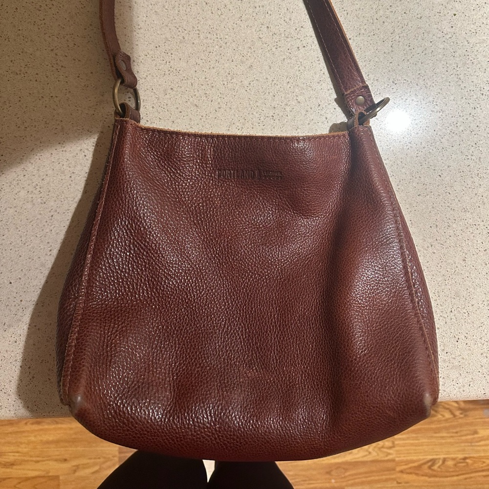Portland Leather ‘Almost Perfect’ Triangle Shoulder Bag